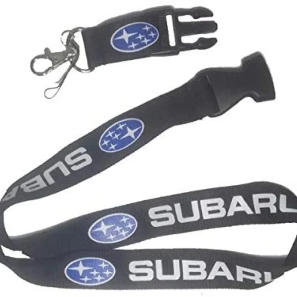 Universal Subaru Lanyard Keychain ID Badge Holder Quick Release Buckle